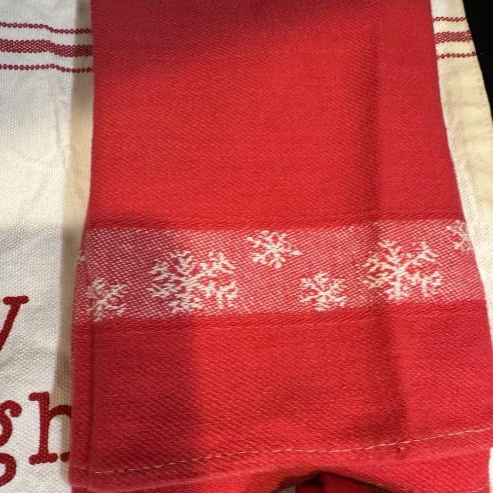 Lot of‎ 7 Kitchen Tea Towels Runner Hand Towel Place Mat CHRISTMAS Holiday